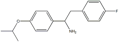 2-(4-fluorophenyl)-1-[4-(propan-2-yloxy)phenyl]ethan-1-amine Structure