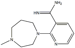 2-(4-methyl-1,4-diazepan-1-yl)pyridine-3-carboximidamide Structure