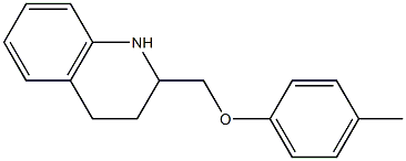 2-(4-methylphenoxymethyl)-1,2,3,4-tetrahydroquinoline 구조식 이미지