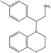 2-(4-methylphenyl)-2-(1,2,3,4-tetrahydroquinolin-1-yl)ethan-1-amine Structure