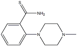 2-(4-methylpiperazin-1-yl)benzene-1-carbothioamide 구조식 이미지