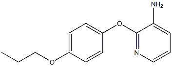 2-(4-propoxyphenoxy)pyridin-3-amine 구조식 이미지