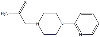 2-(4-pyridin-2-ylpiperazin-1-yl)ethanethioamide 구조식 이미지