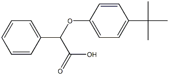 2-(4-tert-butylphenoxy)-2-phenylacetic acid 구조식 이미지