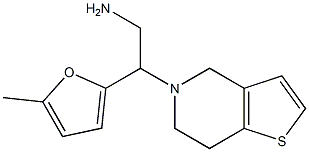 2-(6,7-dihydrothieno[3,2-c]pyridin-5(4H)-yl)-2-(5-methyl-2-furyl)ethanamine Structure