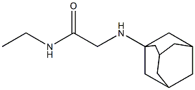 2-(adamantan-1-ylamino)-N-ethylacetamide 구조식 이미지