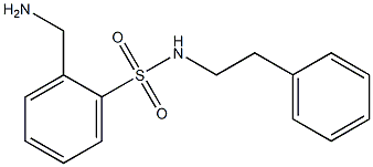 2-(aminomethyl)-N-(2-phenylethyl)benzenesulfonamide Structure