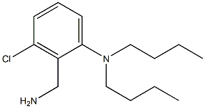 2-(aminomethyl)-N,N-dibutyl-3-chloroaniline Structure