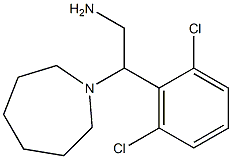 2-(azepan-1-yl)-2-(2,6-dichlorophenyl)ethan-1-amine Structure