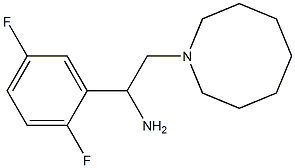 2-(azocan-1-yl)-1-(2,5-difluorophenyl)ethan-1-amine Structure