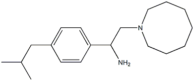 2-(azocan-1-yl)-1-[4-(2-methylpropyl)phenyl]ethan-1-amine Structure