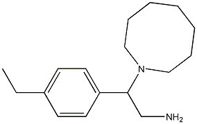 2-(azocan-1-yl)-2-(4-ethylphenyl)ethan-1-amine 구조식 이미지