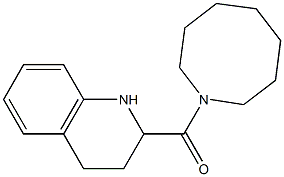 2-(azocan-1-ylcarbonyl)-1,2,3,4-tetrahydroquinoline Structure