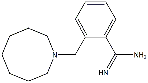 2-(azocan-1-ylmethyl)benzene-1-carboximidamide 구조식 이미지