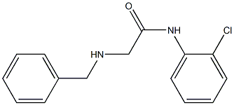 2-(benzylamino)-N-(2-chlorophenyl)acetamide Structure