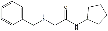 2-(benzylamino)-N-cyclopentylacetamide Structure