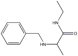 2-(benzylamino)-N-ethylpropanamide Structure