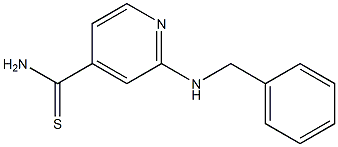 2-(benzylamino)pyridine-4-carbothioamide 구조식 이미지