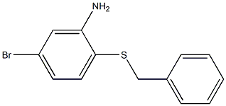 2-(benzylsulfanyl)-5-bromoaniline 구조식 이미지