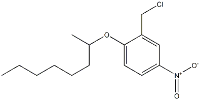 2-(chloromethyl)-4-nitro-1-(octan-2-yloxy)benzene Structure