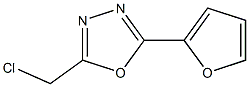 2-(chloromethyl)-5-tetrahydrofuran-2-yl-1,3,4-oxadiazole Structure