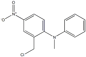 2-(chloromethyl)-N-methyl-4-nitro-N-phenylaniline 구조식 이미지