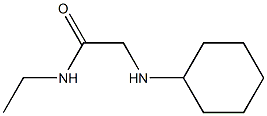 2-(cyclohexylamino)-N-ethylacetamide 구조식 이미지