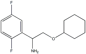 2-(cyclohexyloxy)-1-(2,5-difluorophenyl)ethanamine 구조식 이미지