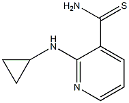 2-(cyclopropylamino)pyridine-3-carbothioamide Structure