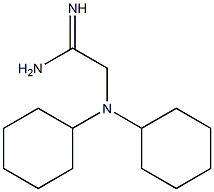 2-(dicyclohexylamino)ethanimidamide Structure