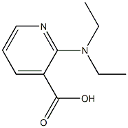 2-(diethylamino)pyridine-3-carboxylic acid 구조식 이미지