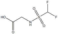 2-(difluoromethane)sulfonamidoacetic acid 구조식 이미지