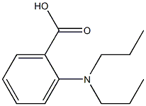 2-(dipropylamino)benzoic acid Structure