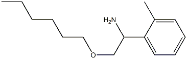 2-(hexyloxy)-1-(2-methylphenyl)ethan-1-amine 구조식 이미지