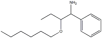 2-(hexyloxy)-1-phenylbutan-1-amine Structure