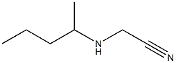 2-(pentan-2-ylamino)acetonitrile 구조식 이미지