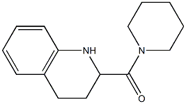 2-(piperidin-1-ylcarbonyl)-1,2,3,4-tetrahydroquinoline Structure