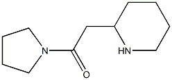 2-(piperidin-2-yl)-1-(pyrrolidin-1-yl)ethan-1-one Structure