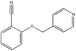 2-(pyridin-4-ylmethoxy)benzonitrile Structure