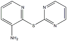 2-(pyrimidin-2-ylsulfanyl)pyridin-3-amine 구조식 이미지