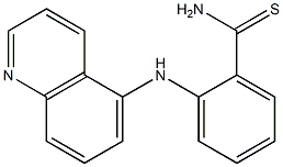 2-(quinolin-5-ylamino)benzene-1-carbothioamide 구조식 이미지