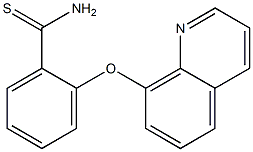 2-(quinolin-8-yloxy)benzene-1-carbothioamide 구조식 이미지