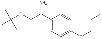 2-(tert-butoxy)-1-(4-propoxyphenyl)ethan-1-amine 구조식 이미지