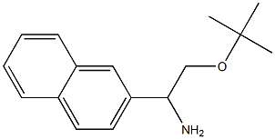 2-(tert-butoxy)-1-(naphthalen-2-yl)ethan-1-amine 구조식 이미지