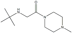 2-(tert-butylamino)-1-(4-methylpiperazin-1-yl)ethan-1-one Structure