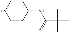 2,2-dimethyl-N-piperidin-4-ylpropanamide Structure