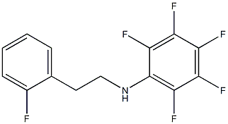 2,3,4,5,6-pentafluoro-N-[2-(2-fluorophenyl)ethyl]aniline 구조식 이미지