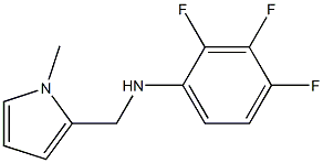 2,3,4-trifluoro-N-[(1-methyl-1H-pyrrol-2-yl)methyl]aniline Structure