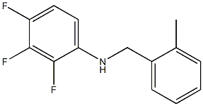 2,3,4-trifluoro-N-[(2-methylphenyl)methyl]aniline Structure