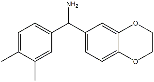 2,3-dihydro-1,4-benzodioxin-6-yl(3,4-dimethylphenyl)methanamine Structure